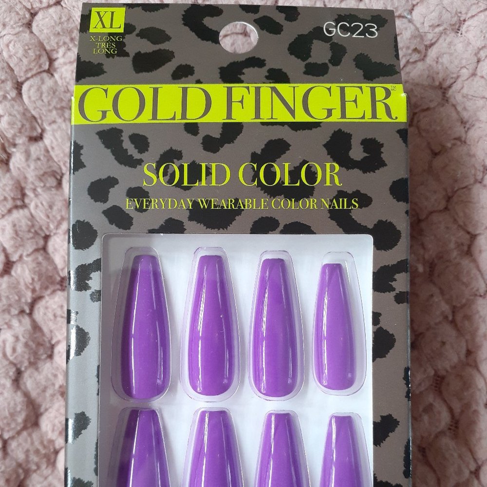 Brand New GoldFinger XL False Nails